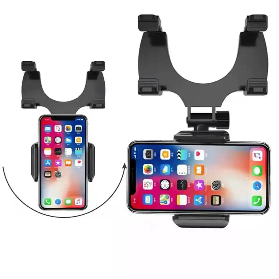 Car Mobile Phone Holder Auto Mount Rear View Mirror Car Truck Gps 360